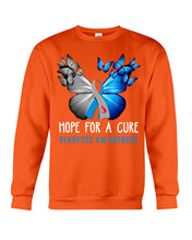 Load image into Gallery viewer, Hope For Cure Diabetes Awareness Sweatshirt