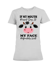 Load image into Gallery viewer, Cute Cow T-Shirt For Cow Lovers Ladies Tee