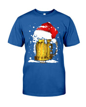 Load image into Gallery viewer, Beer Lover Christmas Classic T-Shirt Guys Tee