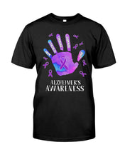 Load image into Gallery viewer, Alzheimers Awareness T-Shirt Guys V-Neck
