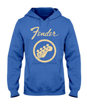 Load image into Gallery viewer, Guitar Lovers Fender Black T-Shirt Hoodie