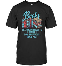 Load image into Gallery viewer, Gift For Book Lovers Funny Quote T-Shirt Guys Tee