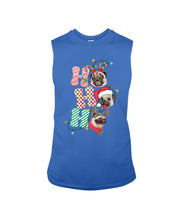 Load image into Gallery viewer, Pug Lover Christmas Hohoho Funny T-Shirt Unisex Long Sleeve