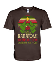 Load image into Gallery viewer, Christmas Nakatomi Corporation 1988 T-Shirt Guys V-Neck