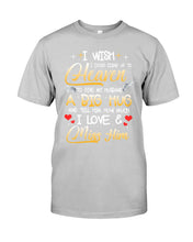 Load image into Gallery viewer, Climb Up To Heaven My Husbabd Guys Tee