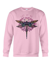 Load image into Gallery viewer, Let It Be Dragonfly Lotus Sweatshirt