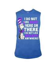 Load image into Gallery viewer, I Do Not Like Epilepsy Anywhere T-Shirt Unisex Long Sleeve