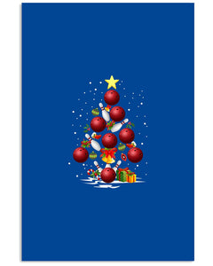 Bowling   Bowling Christmas Tree Christmas T-Shirt Vertical Poster