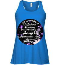 Load image into Gallery viewer, To My Husband In Heaven Gift For Widow Ladies Flowy Tank