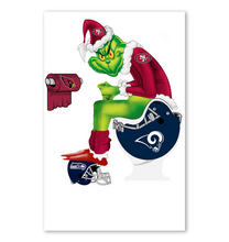 Load image into Gallery viewer, Funny Grinch San Francisco 49Ers Christmas Gift Tee Vertical Poster