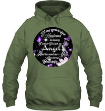 Load image into Gallery viewer, To My Husband In Heaven Gift For Widow Hoodie