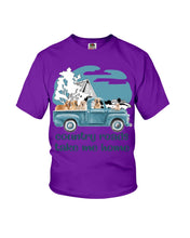 Load image into Gallery viewer, Country Road Golden Retriever Youth Tee