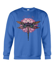 Load image into Gallery viewer, Let It Be Dragonfly Lotus Sweatshirt