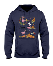 Load image into Gallery viewer, Flamingo Happy Thanksgiving Hoodie