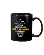 Load image into Gallery viewer, Finnish Crazy Grandma Gift For Grandma Family Mug
