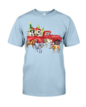 Load image into Gallery viewer, Merry Christmas In Town Cow Lovers Gift For Farmers Guys Tee