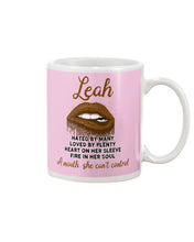 Load image into Gallery viewer, Leah A Mouth She Can't Control Quote Name T-Shirt Mug