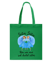 Load image into Gallery viewer, Sisters Sisters Fairy Tale Gift For Girls T-Shirt Basketweave Tote Bag