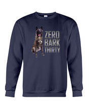 Load image into Gallery viewer, K9 Dog Hero Zero Bark Thirty Sweatshirt