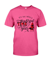 Load image into Gallery viewer, Funny Moose Wonderful Time Christmas Gift For Family Guys Tee