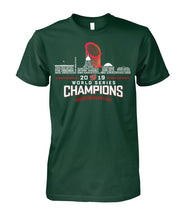 Load image into Gallery viewer, Washington Nationals World Series Champions Mlb 2019 Custom T-Shirt For Fans Guys Tee