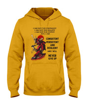 Load image into Gallery viewer, Samurai Consistent Persistent Resilient Quote T-Shirt Hoodie