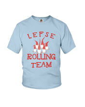 Load image into Gallery viewer, Lefse Rolling Team Cute Tee Youth Tee