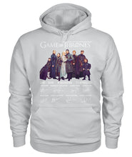 Load image into Gallery viewer, Game Of Throne Autograph 8 Years Anniversary T-Shirtr Hoodie