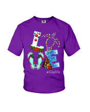 Load image into Gallery viewer, Love Turtle Gigilife Christmas Gift For Turtle Lovers Custom Design Tee Youth Tee