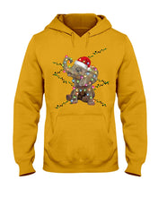 Load image into Gallery viewer, Elephant Color Light Christmas Gift Tee Hoodie