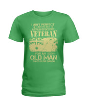 Load image into Gallery viewer, Veteran Australian Defence Force Gift For Grandpa Family Tee Ladies Tee