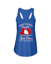 Load image into Gallery viewer, Wwii Veteran Daughter Their Heroes Ladies Flowy Tank
