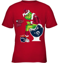 Load image into Gallery viewer, Funny Grinch San Francisco 49Ers Christmas Gift Tee Youth Tee