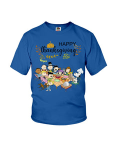 Snoopy Happy Thanksgiving T-Shirt Youth Tee