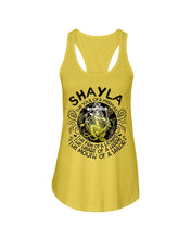 Load image into Gallery viewer, Shayla The Sould Of A Mermaid Horoscope T-Shirt Ladies Flowy Tank