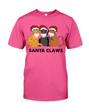 Load image into Gallery viewer, Santa Claws Funny Gift Christmas Gift For Cat Lovers Guys Tee