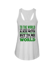 Load image into Gallery viewer, That Kid Is My World Great Gift For Children Family Ladies Flowy Tank
