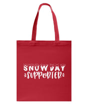 Load image into Gallery viewer, Snow Day Supporter Christmas Gift For Friends Family T-Shirt Basketweave Tote Bag