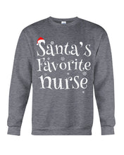 Load image into Gallery viewer, Santa's Favorite Nurse Sweatshirt