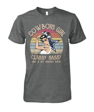 Load image into Gallery viewer, Dallas Cowboys Girl Classy Sassy Guys Tee