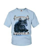 Load image into Gallery viewer, Wolf Lovers Trending Quote Tee Youth Tee