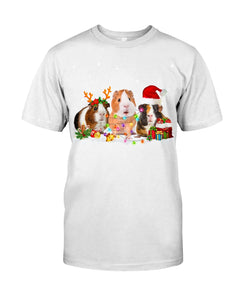 Cute Guinea Pigs Christmas Gift For Guinea Pigs Lovers Guys Tee