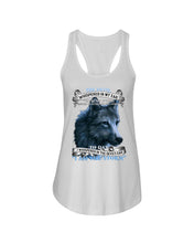 Load image into Gallery viewer, Wolf Lovers Trending Quote Tee Ladies Flowy Tank