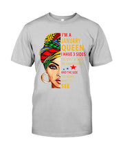 Load image into Gallery viewer, January Queen 3 Sides Horoscopes T-Shirt Guys Tee