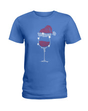 Load image into Gallery viewer, Christmas Gift For Wine Lovers Custom T-Shirt Ladies Tee