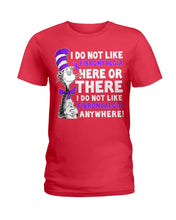 Load image into Gallery viewer, Fibromyalgia Anywhere Break Cancer Spirit T-Shirt Ladies Tee