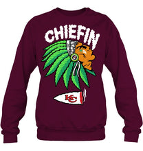 Load image into Gallery viewer, Chiefin Kansas City Chiefs Gift For Fans T-Shirt Sweatshirt