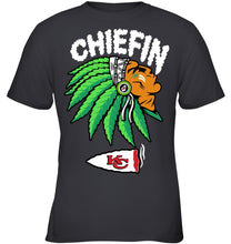 Load image into Gallery viewer, Chiefin Kansas City Chiefs Gift For Fans T-Shirt Youth Tee