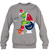 Load image into Gallery viewer, Funny Grinch Kansas Chief Christmas Gift Tee Sweatshirt