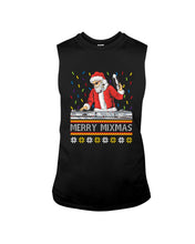 Load image into Gallery viewer, Merry Mixmas - Santa Claus Dj Funny Christmas Gift Unisex Long Sleeve